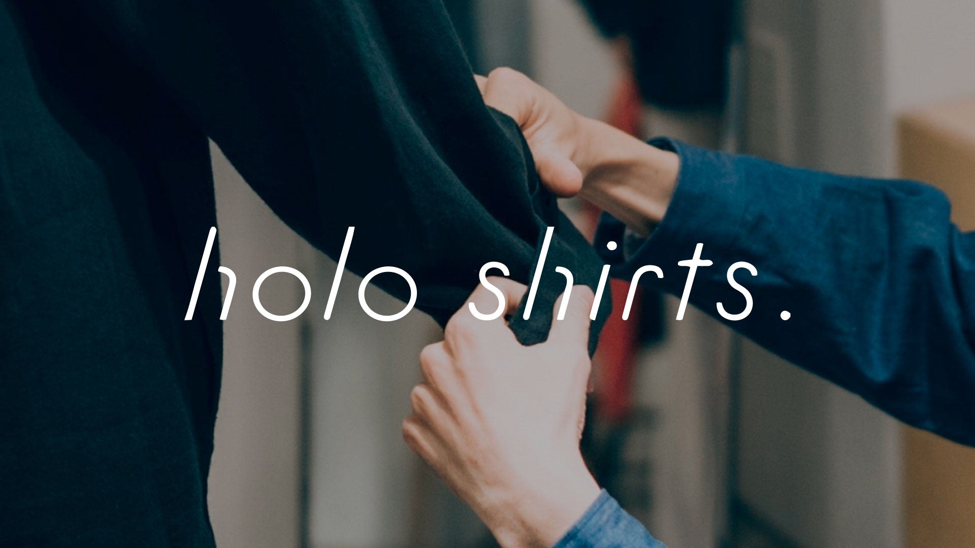 祝ブランド10周年！holo shirts.「普段着のオーダーシャツ」開催